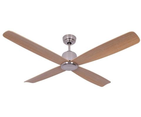CASA BRUNO Fraser DC-ventilador de techo ? 132 cm, cromo cepillado