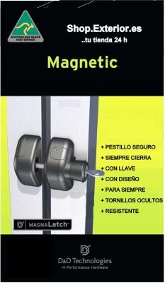 Un pestillo Magnético barato, seguro y con llave