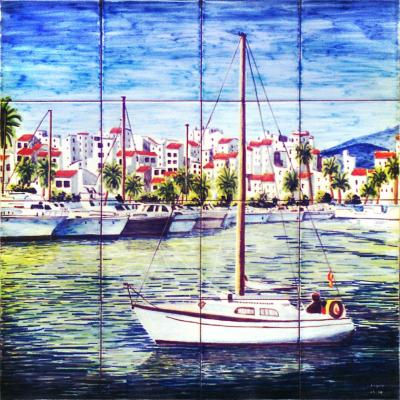 Velero en Puerto Banús