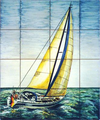 Velero Kivoma navegando