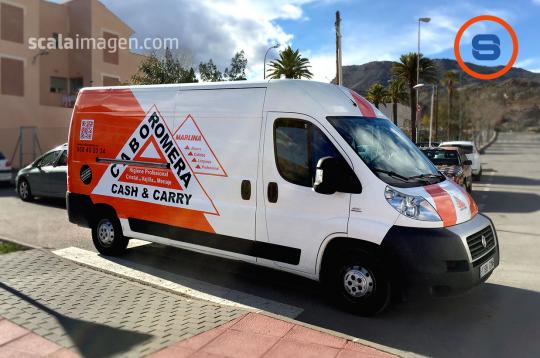 Rotulación de vehículos en Lorca, Murcia. scalaimagen.com