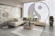 Panel japones impresion digital ying-yang
