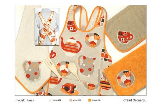 Delantales y batas estampados, Creart Osona
