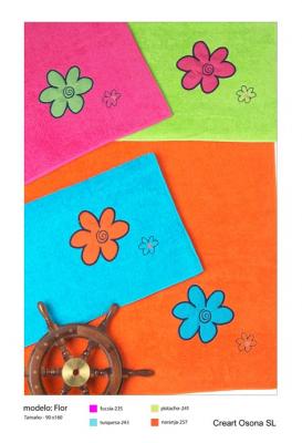 Toalla de playa floral, Creart Osona
