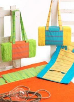 Toalla playa bolsa, Creart Osona