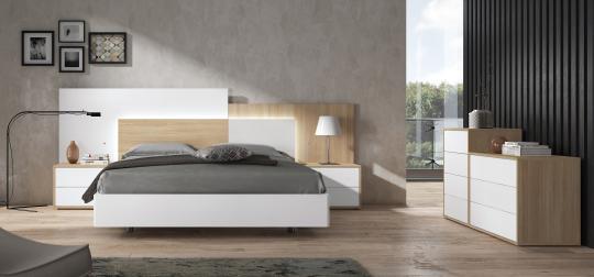 dormitorio con luz
