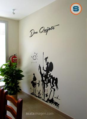 Vinilo decorativo para interior de cafetería. scalaimagen .com Lorca, Murcia