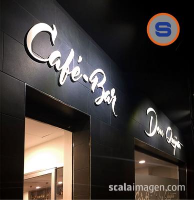 Rótulo corpóreo para cafe bar Don Quijote, Lorca