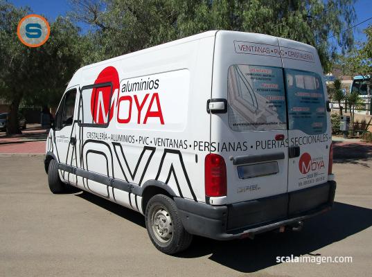 Furgón rotulado, Aluminios Moya por scalaimagen.com
