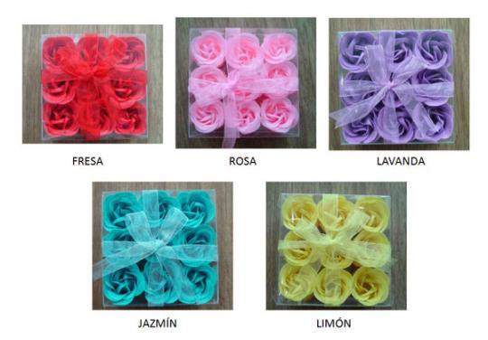 Rosas de jabón