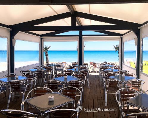 Terraza para chiringuito de temporada