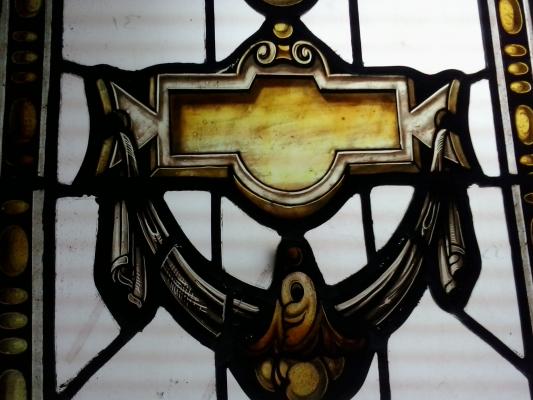 Cartela Ornamentos y grisallas restaurada Relaño Peña