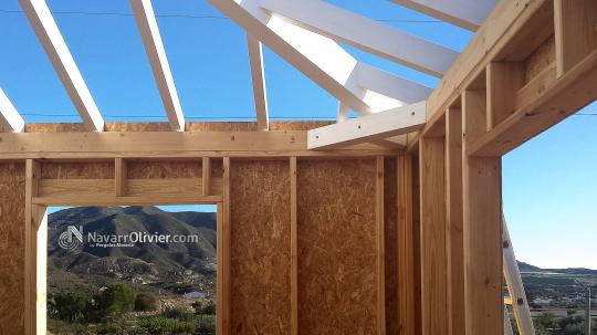 Construcción de casa en entramado lijero de madera