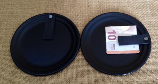 Platos cambio negro mate