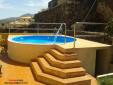 Piscina de acero Elevada + sala y clorador