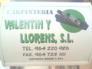 Carpinteria Valentin y Llorens - Miguel Ángel Llorens Centelles