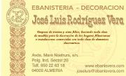 EBANISTERIA DECORACION. J.L. RODRIGUEZ VERA