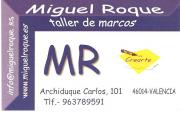 Miguel Roque-taller de marcos