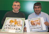 Jos&eacute; Angulo junto a Manolo Navarro mostrando el proyecto
