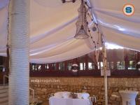 Decoraci&oacute;n de terraza para boda junto al mar