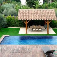 pergola con cubierta en teja pergola con cubierta en teja