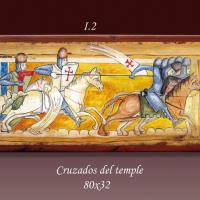 TABLA QUE REPRESENTA UNOS CRUZADOS TEMPLARIOS TABLA QUE REPRESENTA UNOS CRUZADOS TEMPLARIOS
