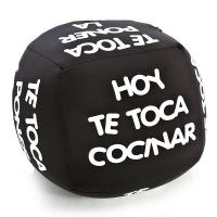 Cojin antiestres dado tareas en lallimona.com (detalle 1)