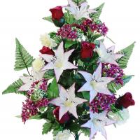 Ramos flor artificial, cementerio