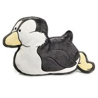 Nici pingüino gris oscuro cojín figura en lallimona.com